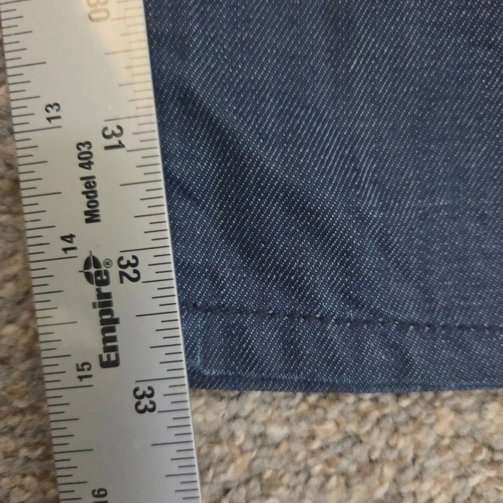 Five Four Mens Relaxed Fit Straight Leg Jeans Indigo Blue Denim Size 38
